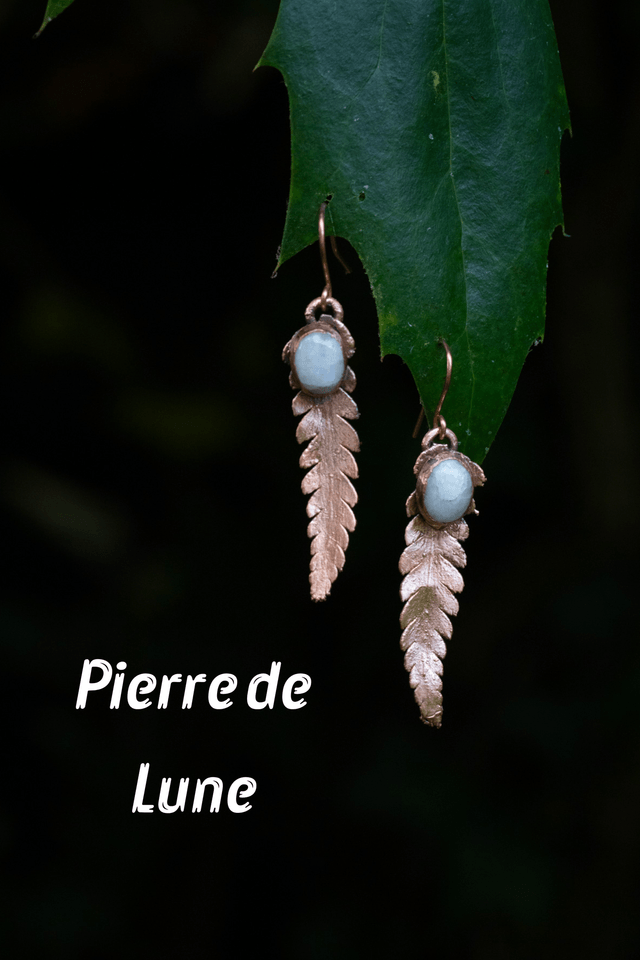 Boucles d'oreille Fern