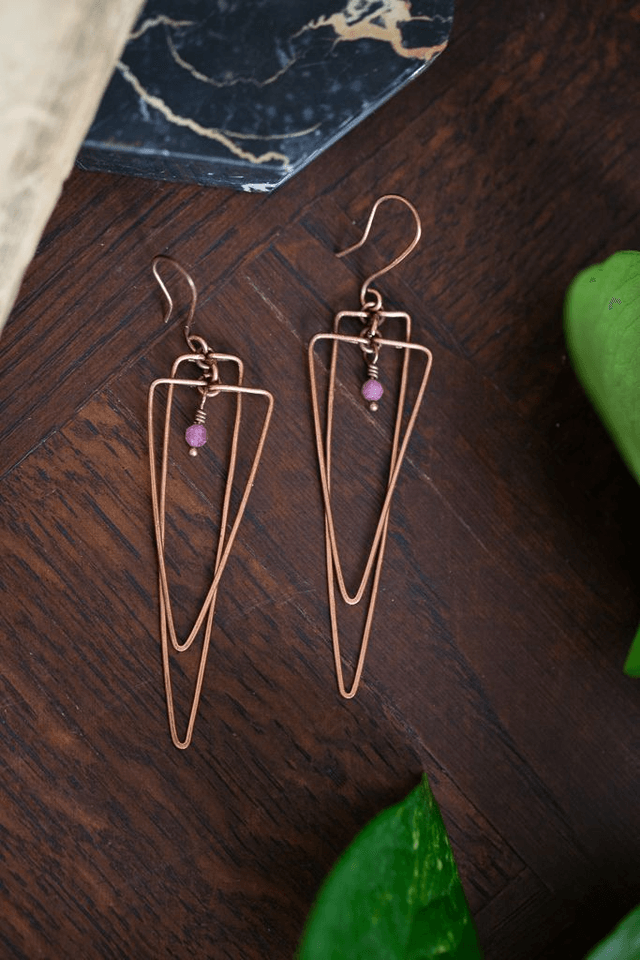 Boucles d'oreilles Triangle