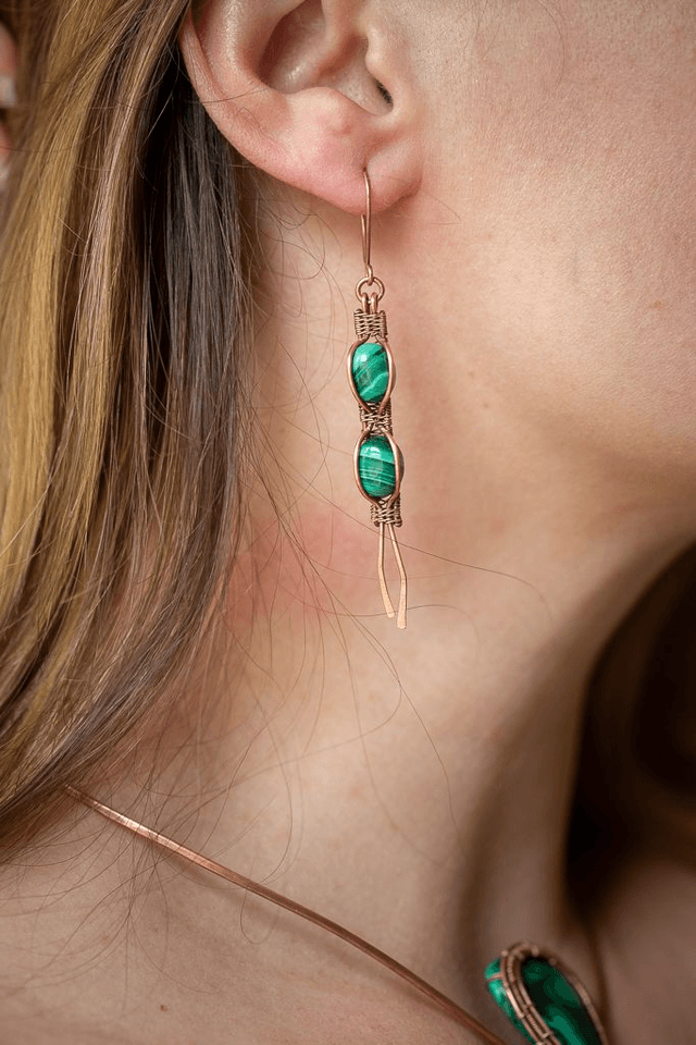 Boucles d'oreille Asteca