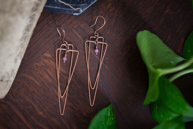 Boucles d'oreilles Triangle