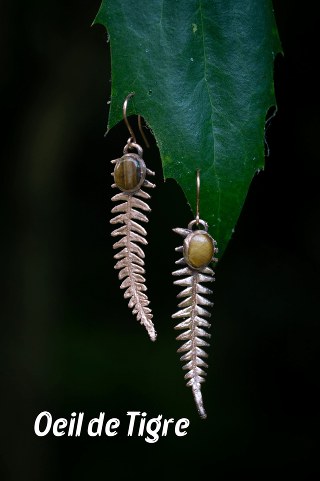 Boucles d'oreille Fern