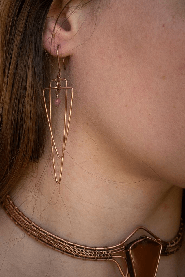 Boucles d'oreilles Triangle